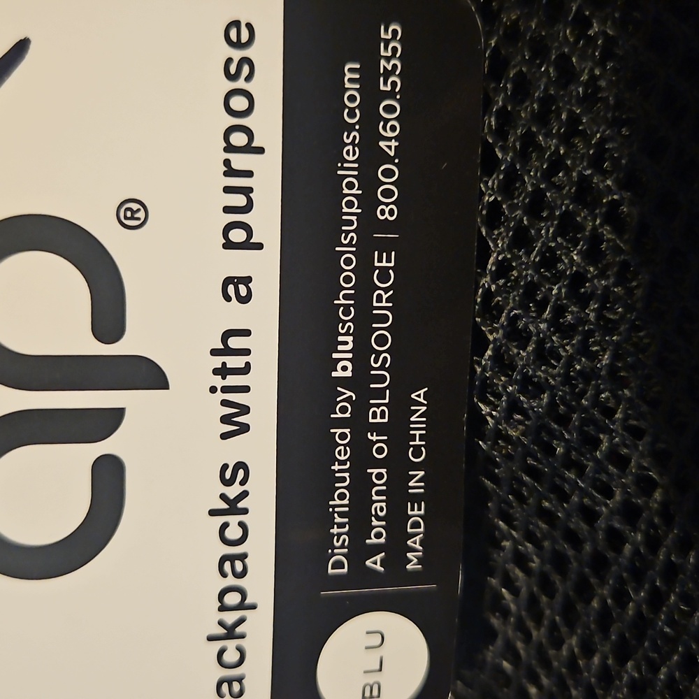 Ap Black Mesh Backpack 18" - Picture 4 of 6